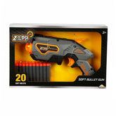 NessiWorld 4576ZappToys20ProjectileSpongeDartShootingGun28cm